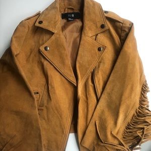 Forever 21 fringe jacket